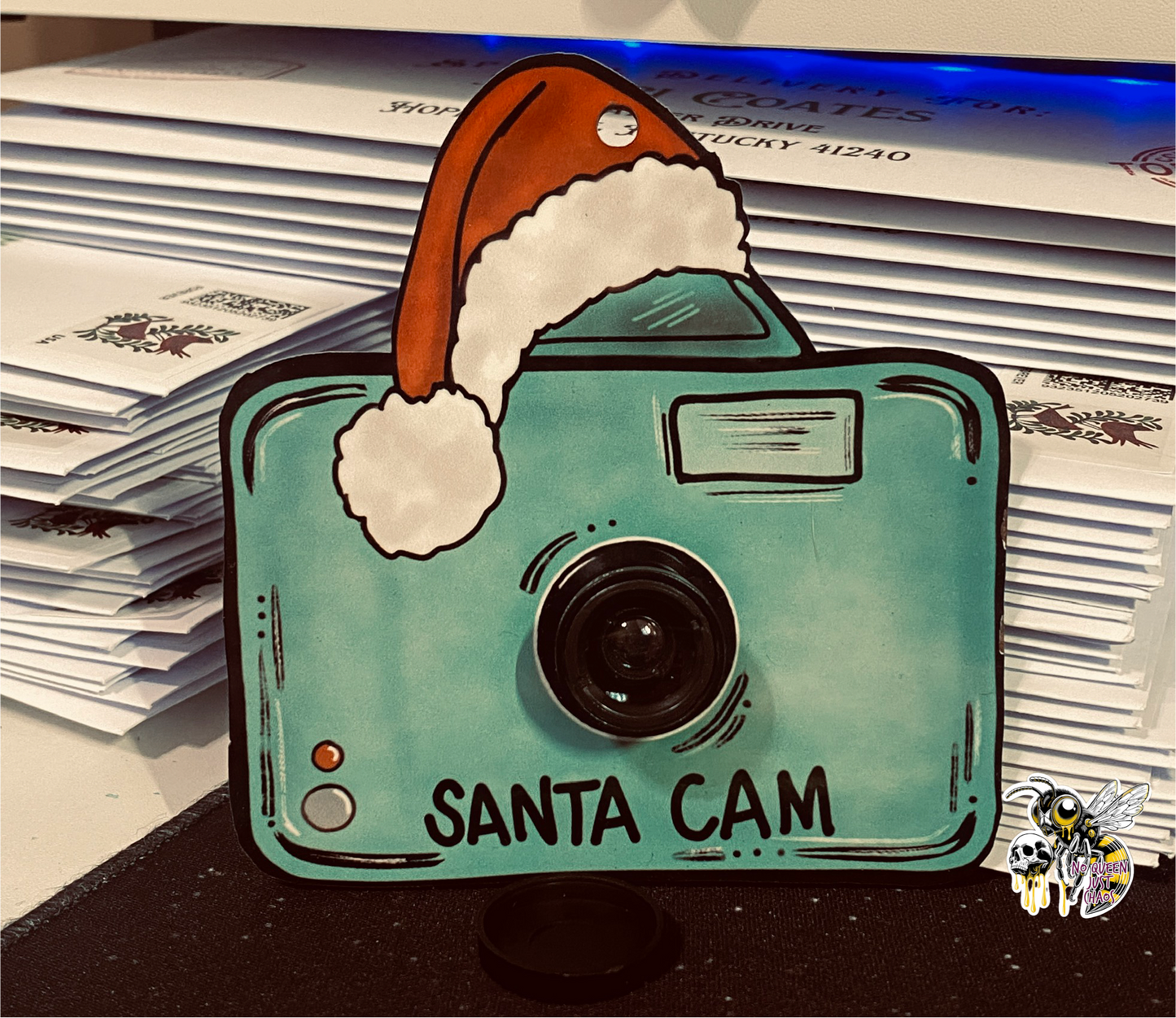 Santa Cam Ornament