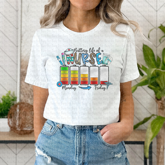 Battery of a Nurse Graphic Tee