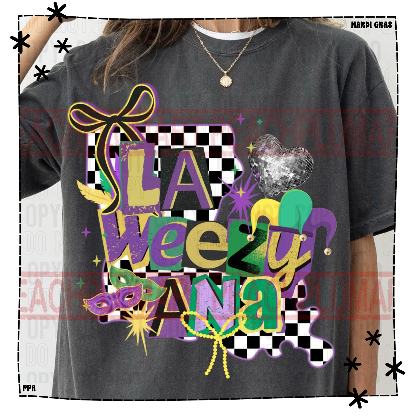 La Weezy Ana | Mardi Gras Tee & Sweatshirt