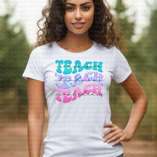 Teach Compassion Teach Kindness Teach confidence Graphic tee