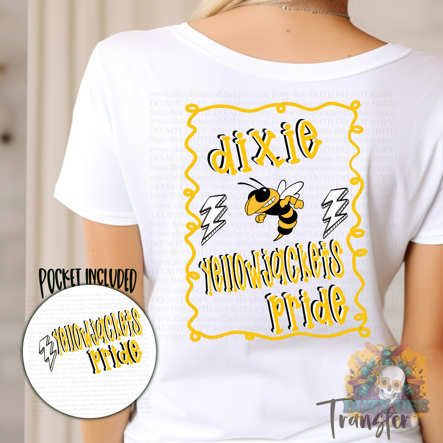 Yellow Jacket Pride Transfer