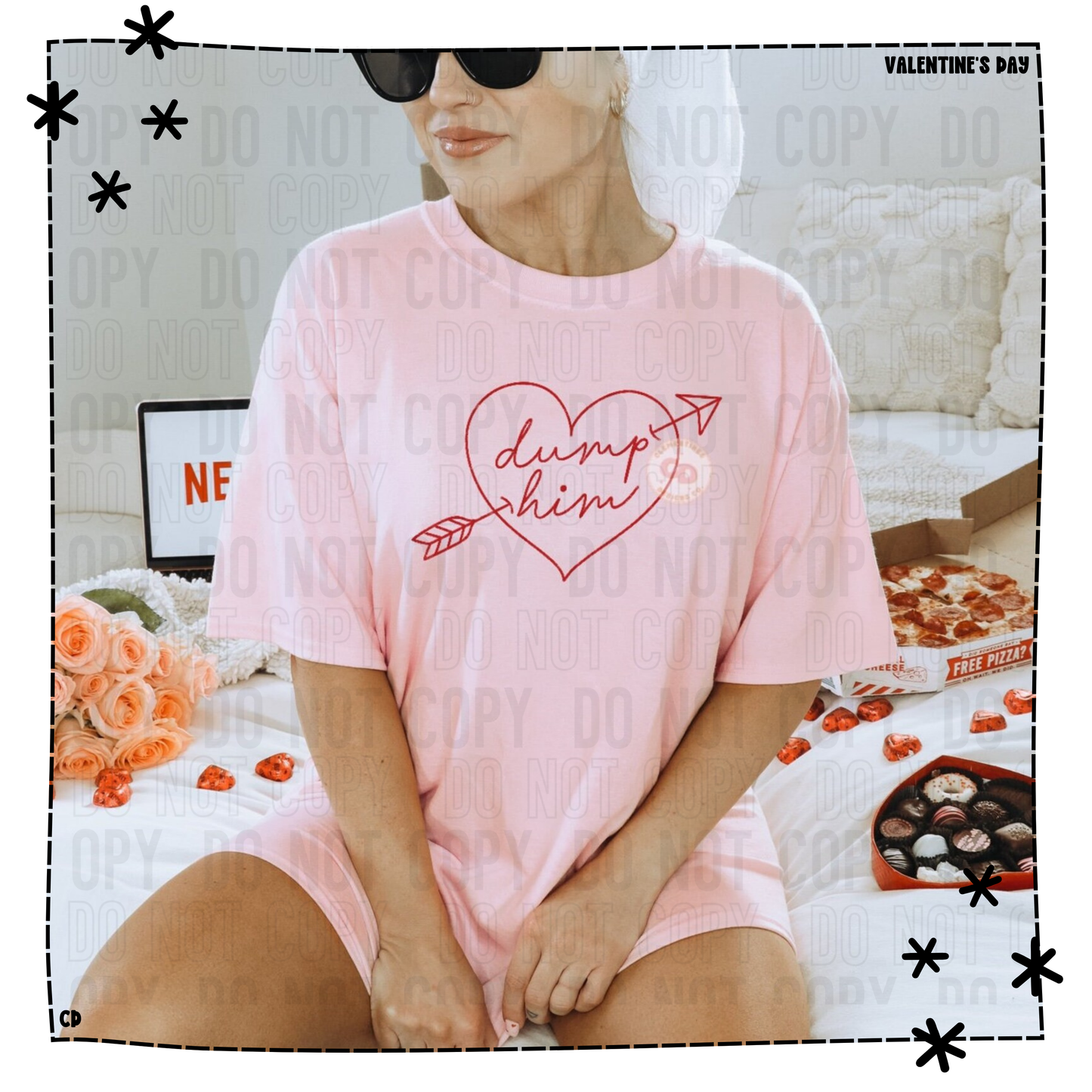 Valentine Collection -Dump Him Shirt & Sweatshirt
