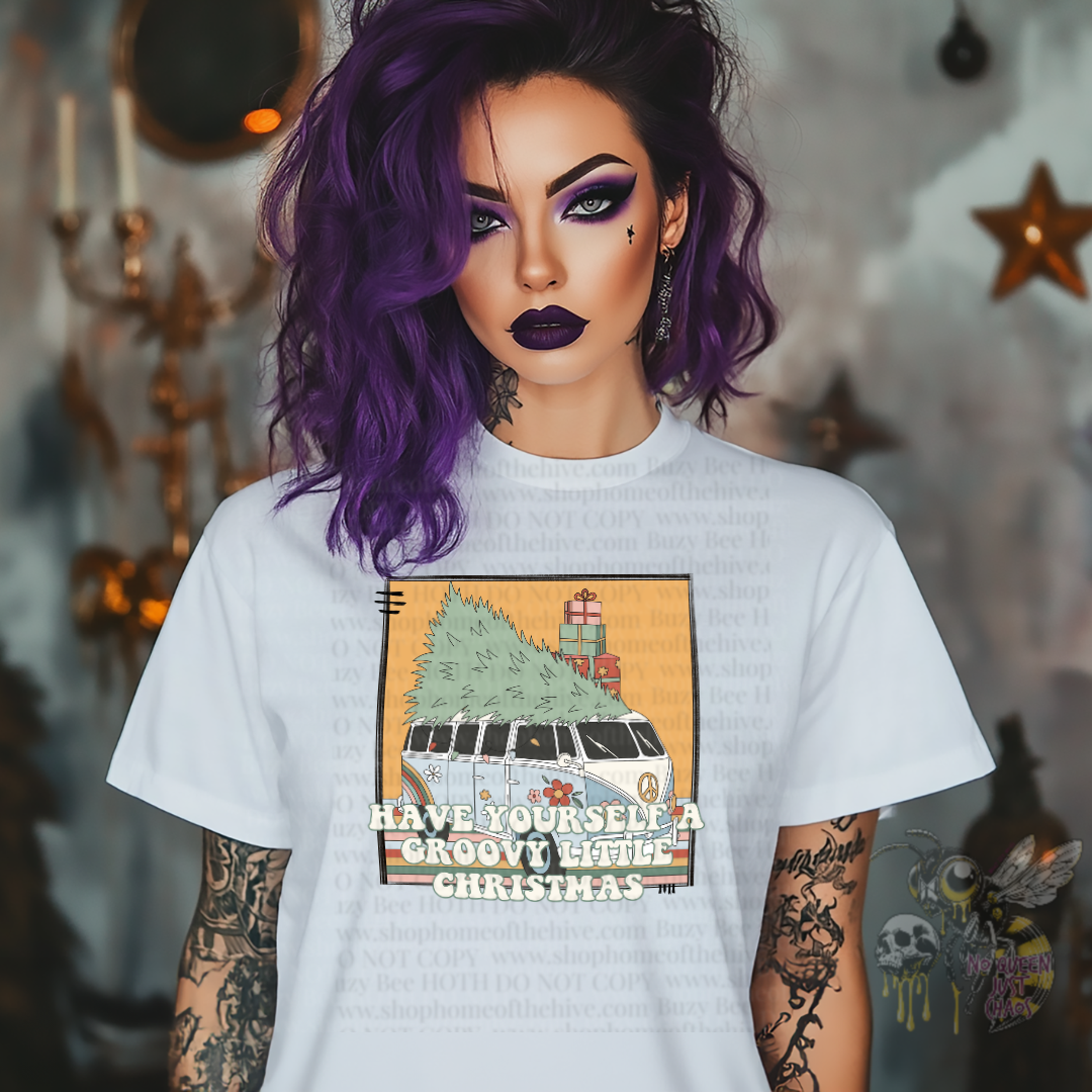 Have Yourself a Groovy Little Christmas Graphic Tee