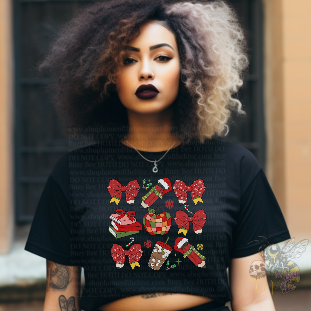 Christmas Coquette Graphic Tee