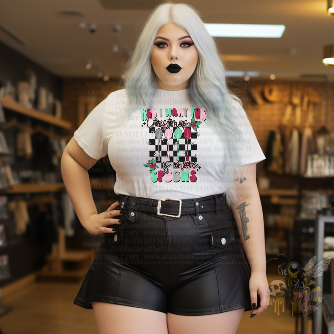 All I want for Christmas is more Spoons Graphic Tee
