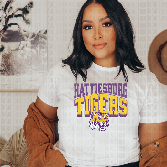 Hattiesburg Tigers Option 3 - Sublimation