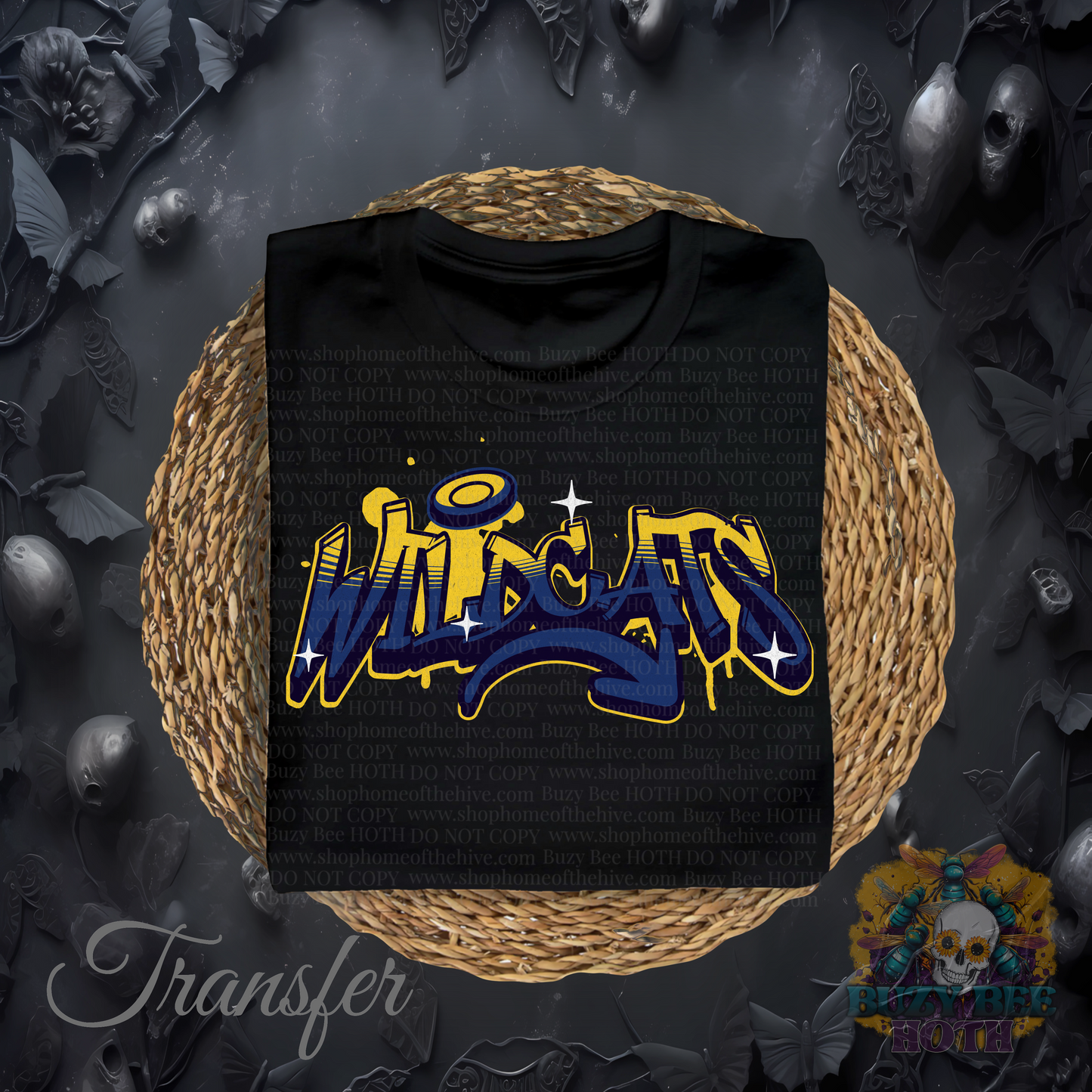 Wildcats Graffiti Transfer