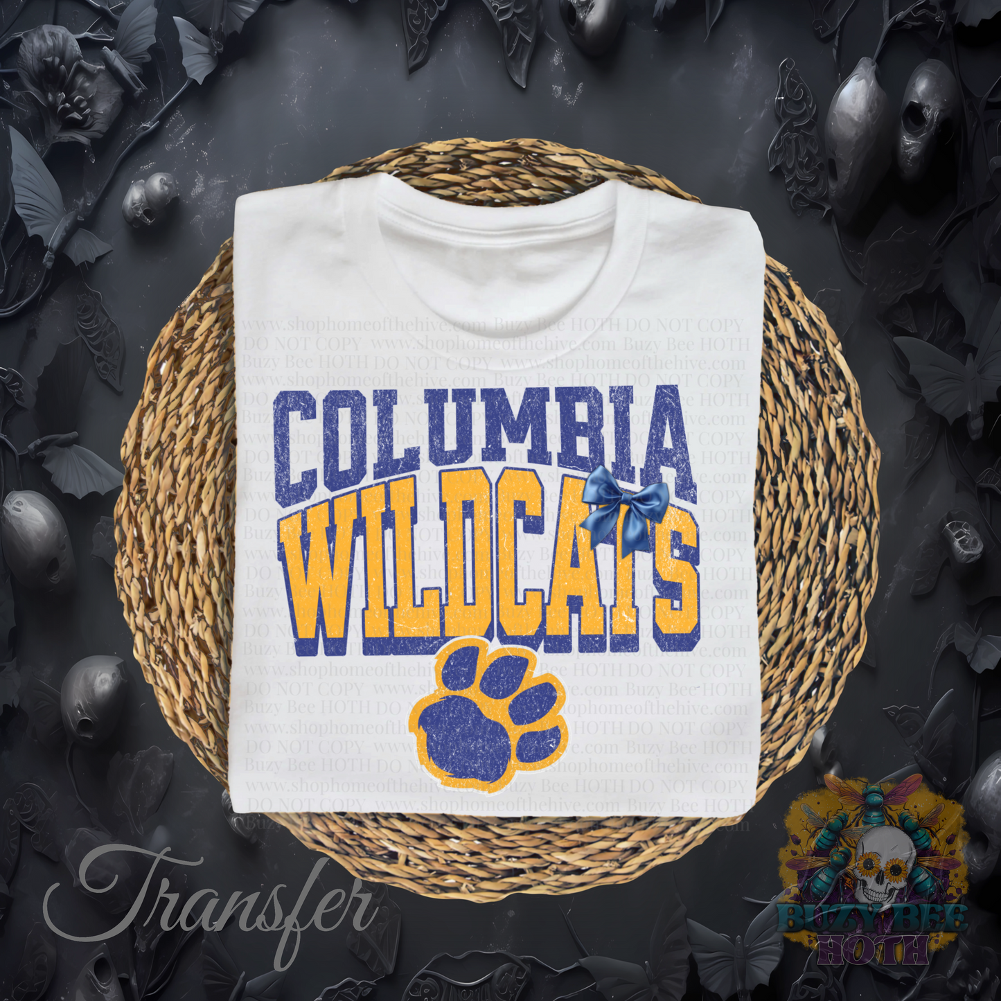 Wildcats Option 3 transfer w/bow