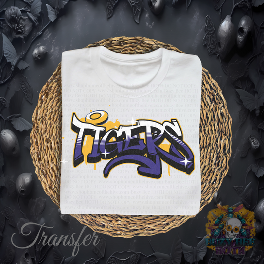 Tigers Graffiti Transfer