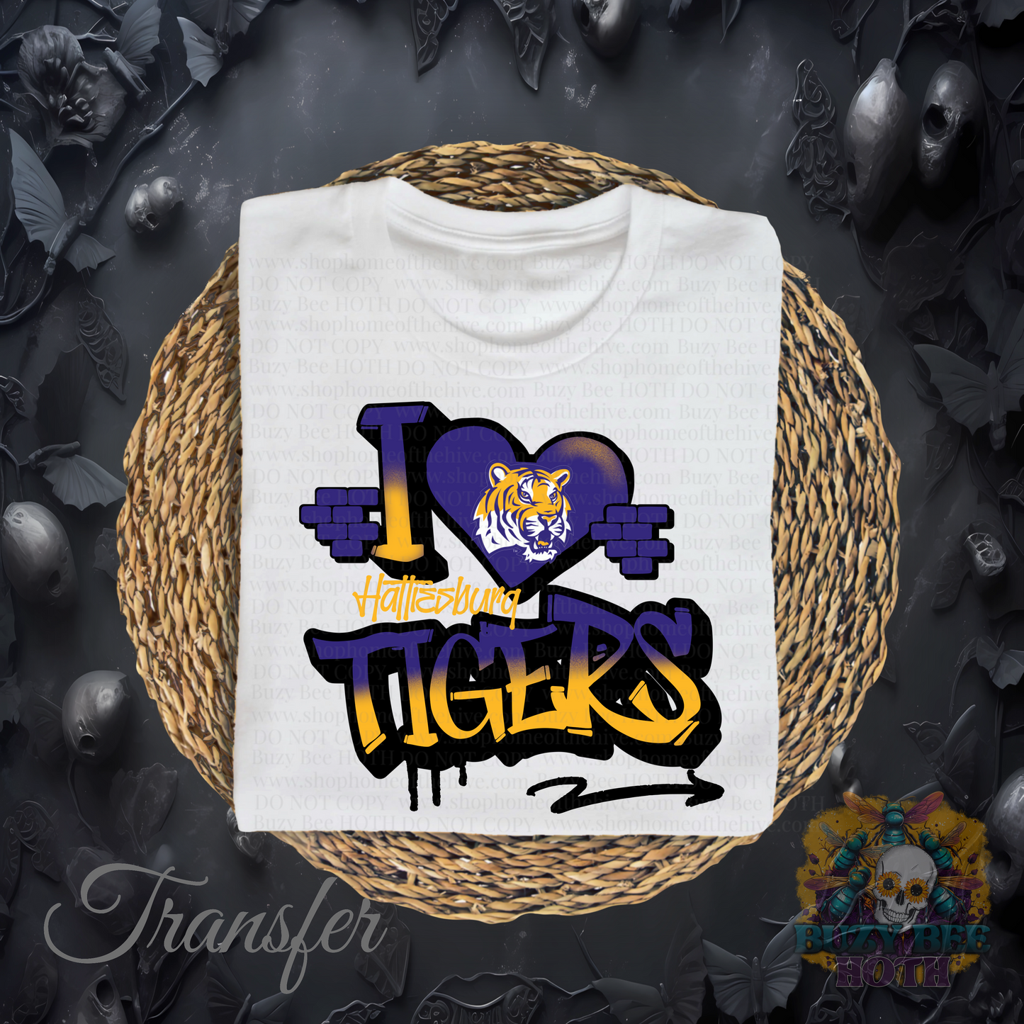 I love Tigers Transfer