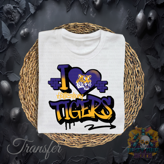 I love Tigers Transfer