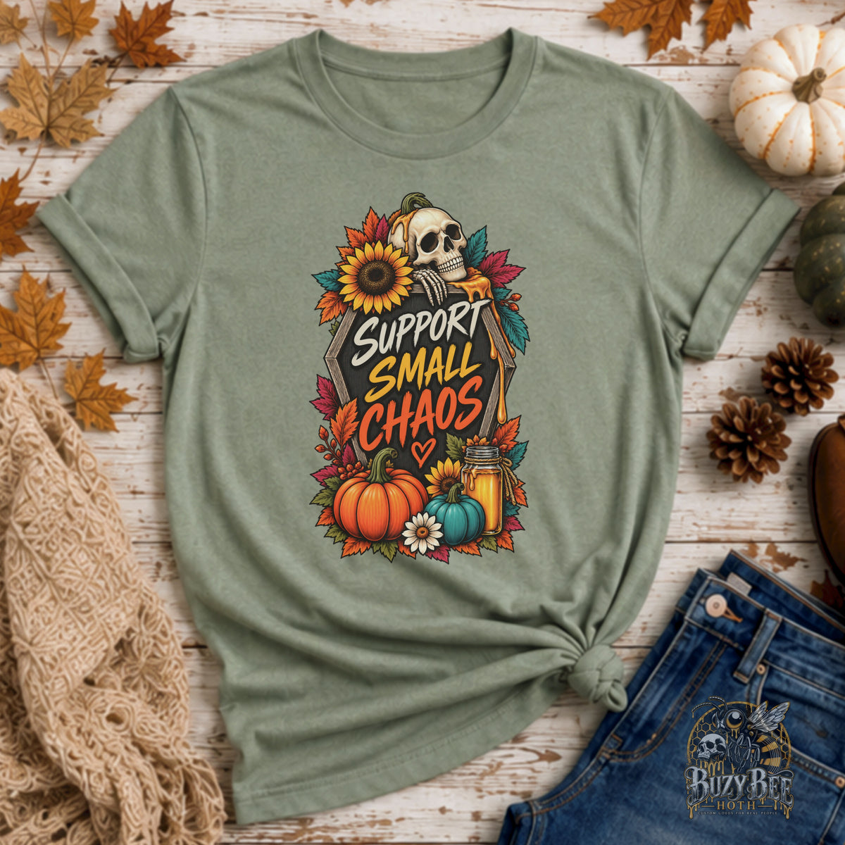 Support Small Chaos Fall T-Shirt