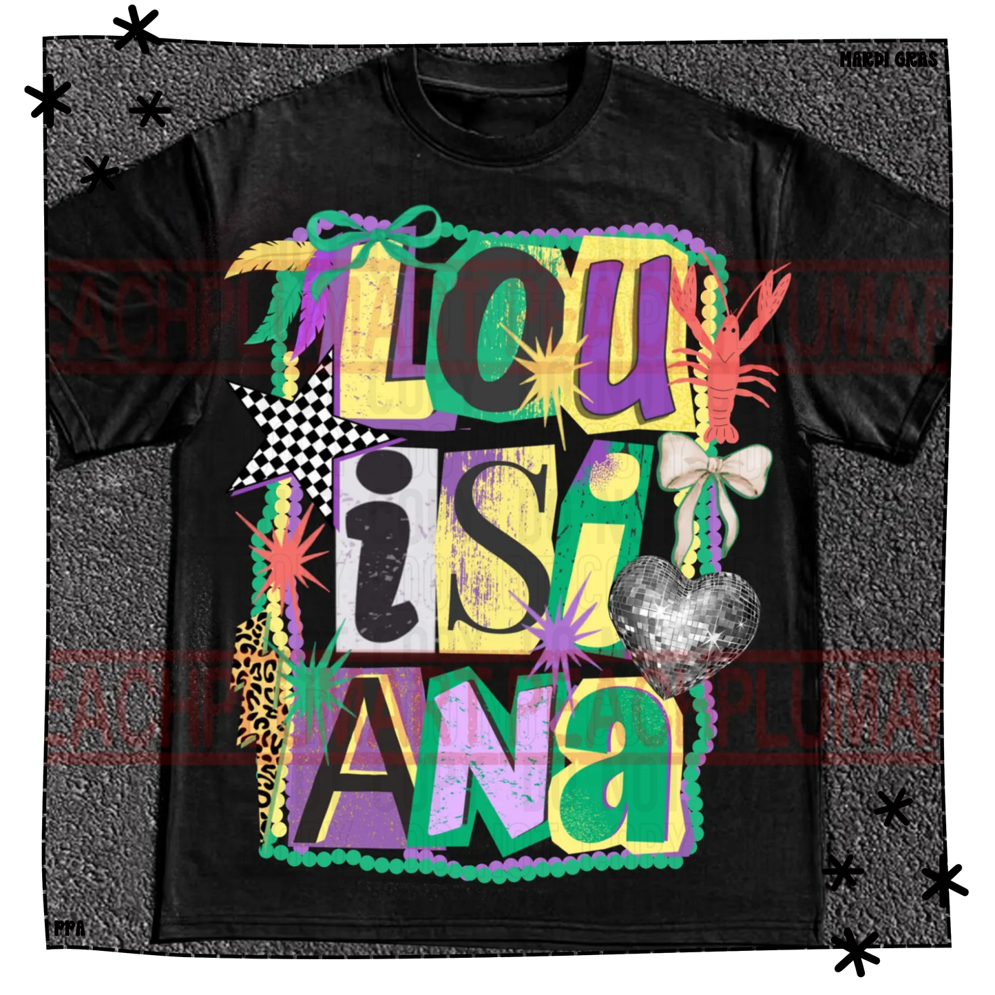 Lou Isiana Mardi Gras Shirt| Mardi Gras Tee & Sweatshirt