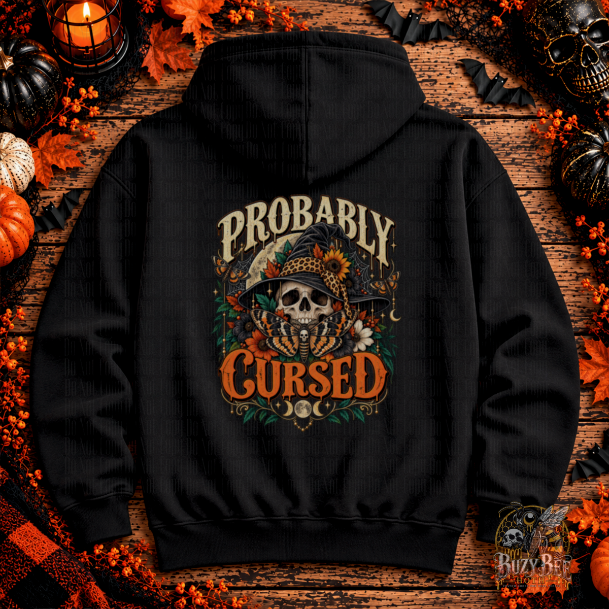 Probably Cursed | Halloween Graphic Apparel